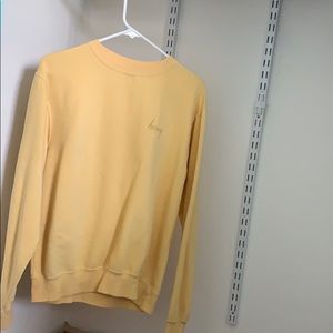 John Galt / Brandy Melville Yellow Honey Crewneck